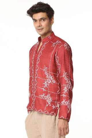Kalamkari I Korean Shirt Kurta