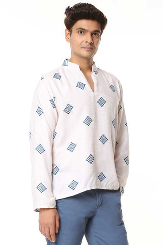 Ikkat | Korean Shirt Kurta
