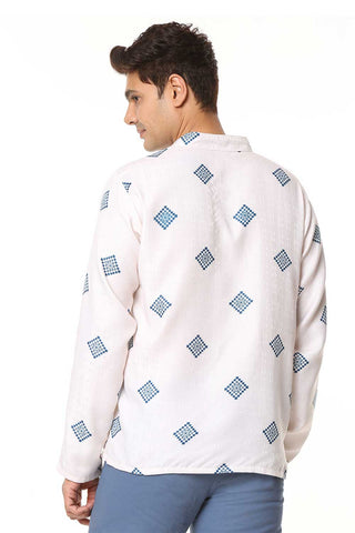 Ikkat | Korean Shirt Kurta