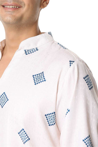 Ikkat | Korean Shirt Kurta