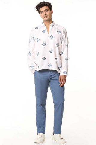 Ikkat | Korean Shirt Kurta