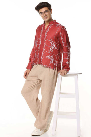 Kalamkari I Korean Shirt Kurta