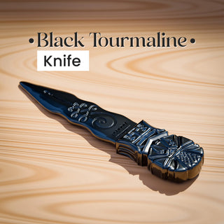 Black Tourmaline Knife