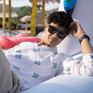 Ikkat | Korean Shirt Kurta