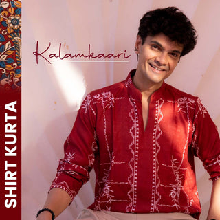 Kalamkari I Korean Shirt Kurta
