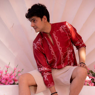 Kalamkari I Korean Shirt Kurta