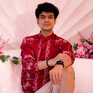 Kalamkari I Korean Shirt Kurta