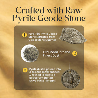 Shiva Pyrite Pendant