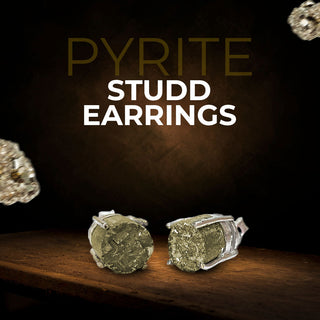 Gems Of Gratitude (Pyrite Stud Earrings + Black Tourmaline Ring)