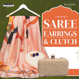 Titli Trio I Saree Clutch Earrings