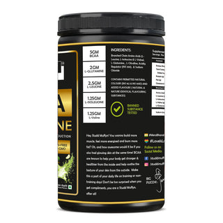 Studd Muffyn BCAA Glutamine Combo - 300 Gram Each