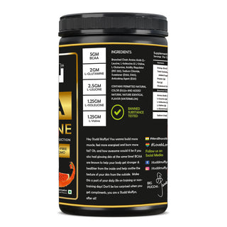 Studd Muffyn BCAA Glutamine Combo - 300 Gram Each