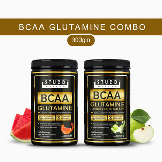 Studd Muffyn BCAA Glutamine Combo - 300 Gram Each